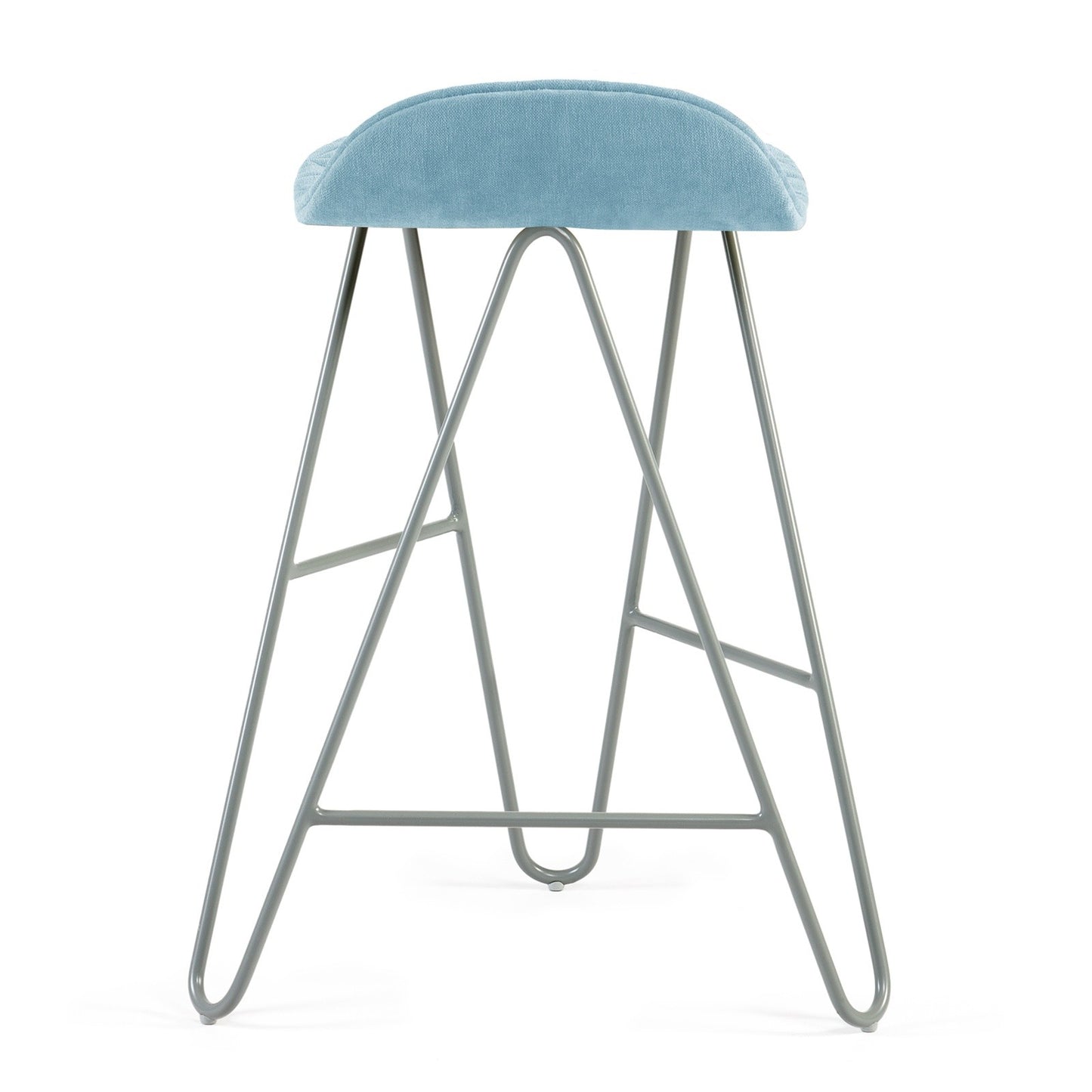 Bar stool Mannequin Bar 02 Low - Light Blue