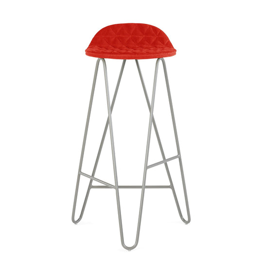 Bar stool Mannequin Bar 02 High - Red