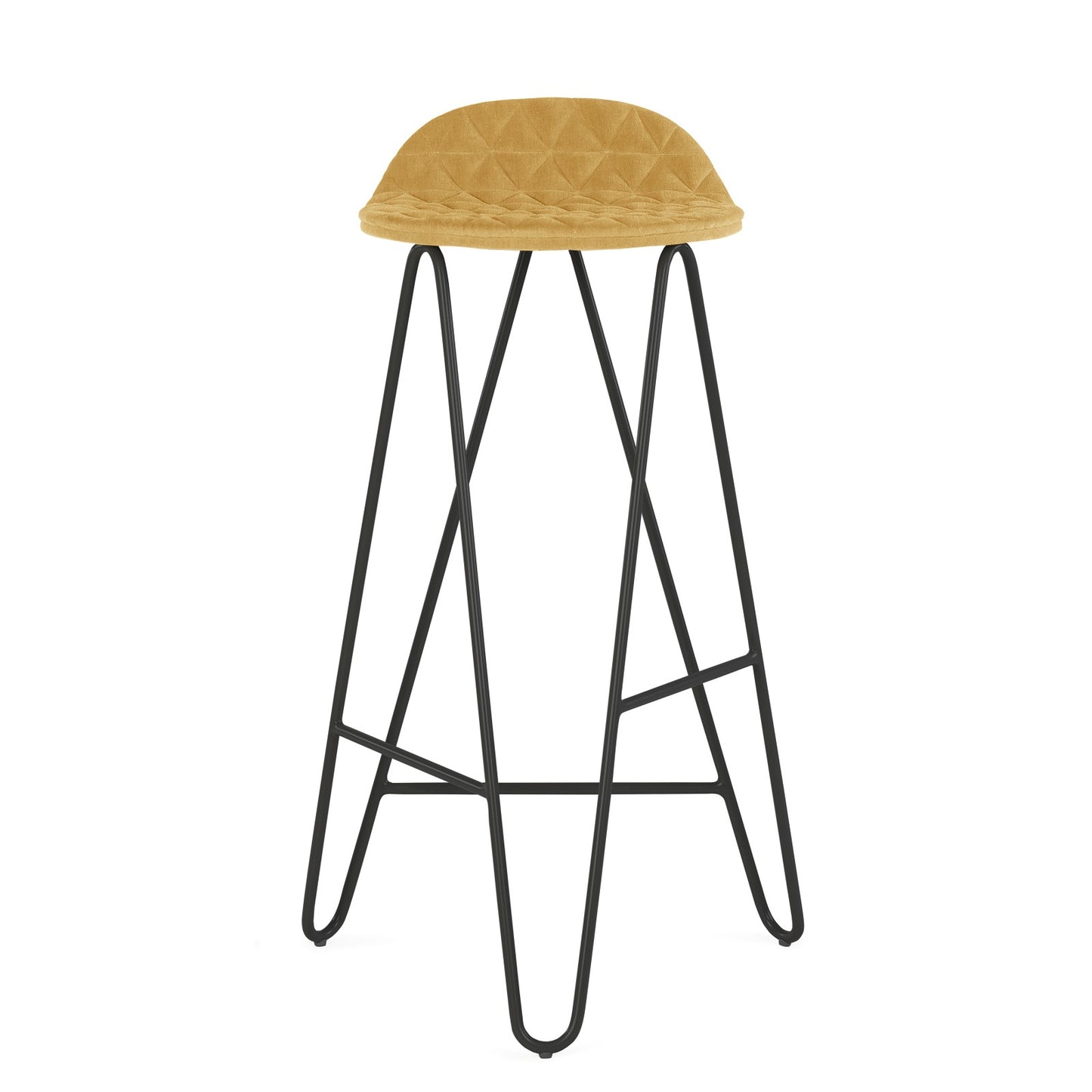 Bar stool Mannequin Bar 02 High - Mustard