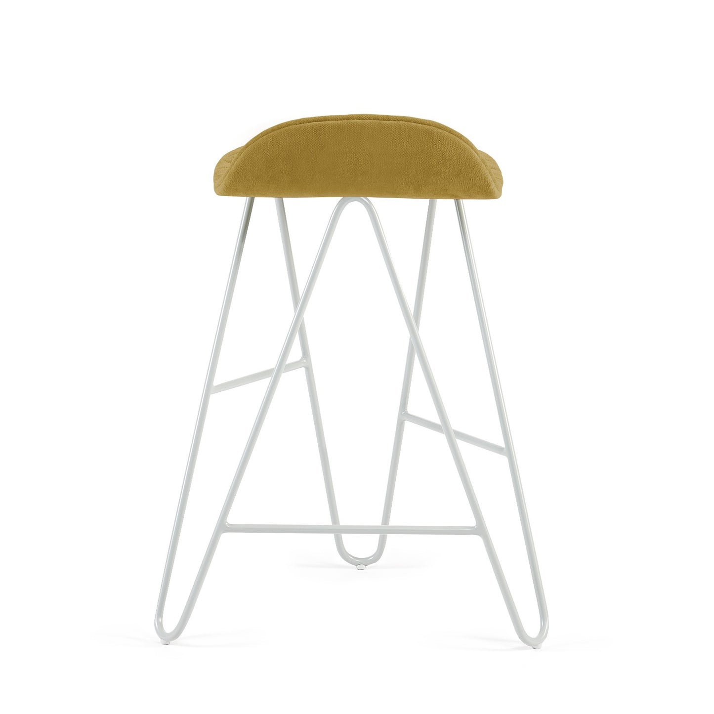 Bar stool Mannequin Bar 02 Low - Mustard