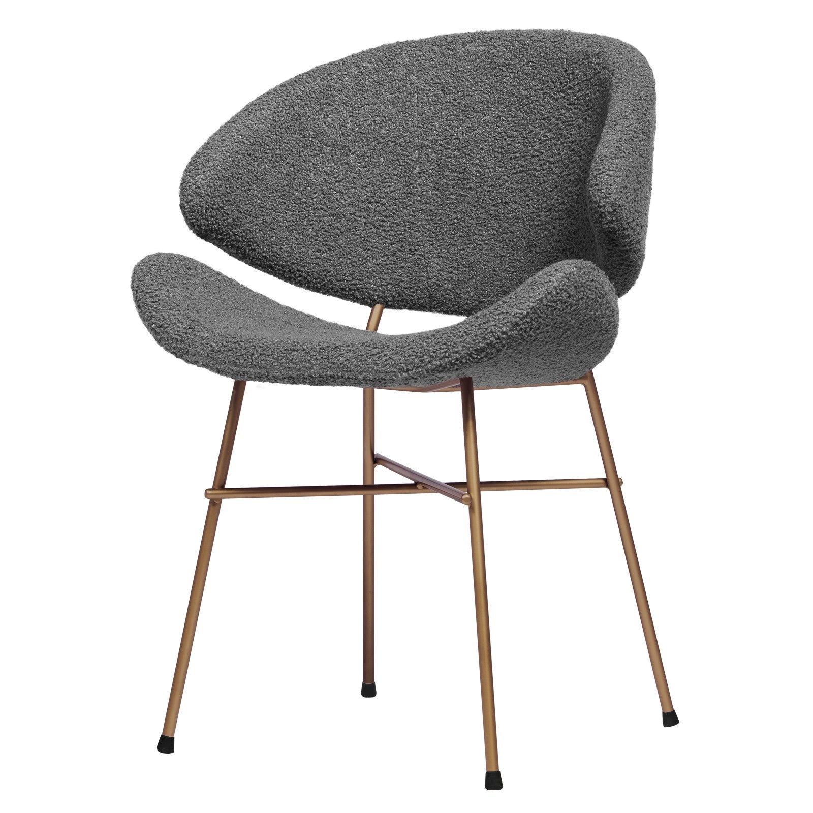 Chair Cheri Boucle Copper Dark Grey