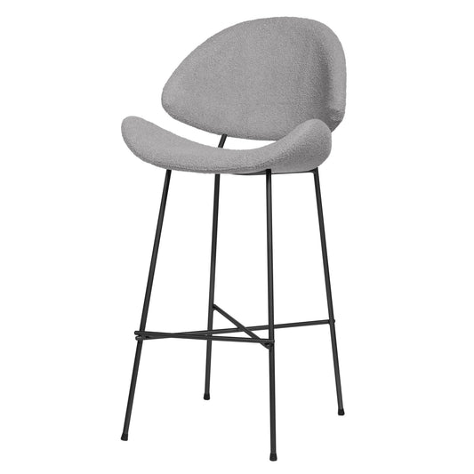 Bar stool Cheri Bar Boucle High - Light Grey