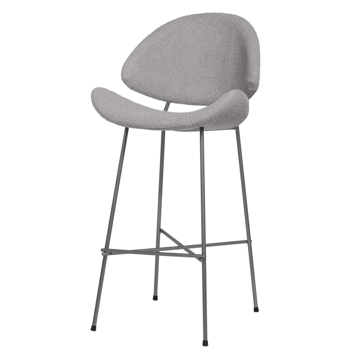 Bar stool Cheri Bar Boucle High - Light Grey